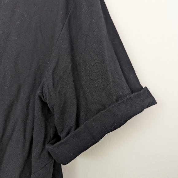 Express black soft cropped t shirt size M medium - Picture 2 of 4